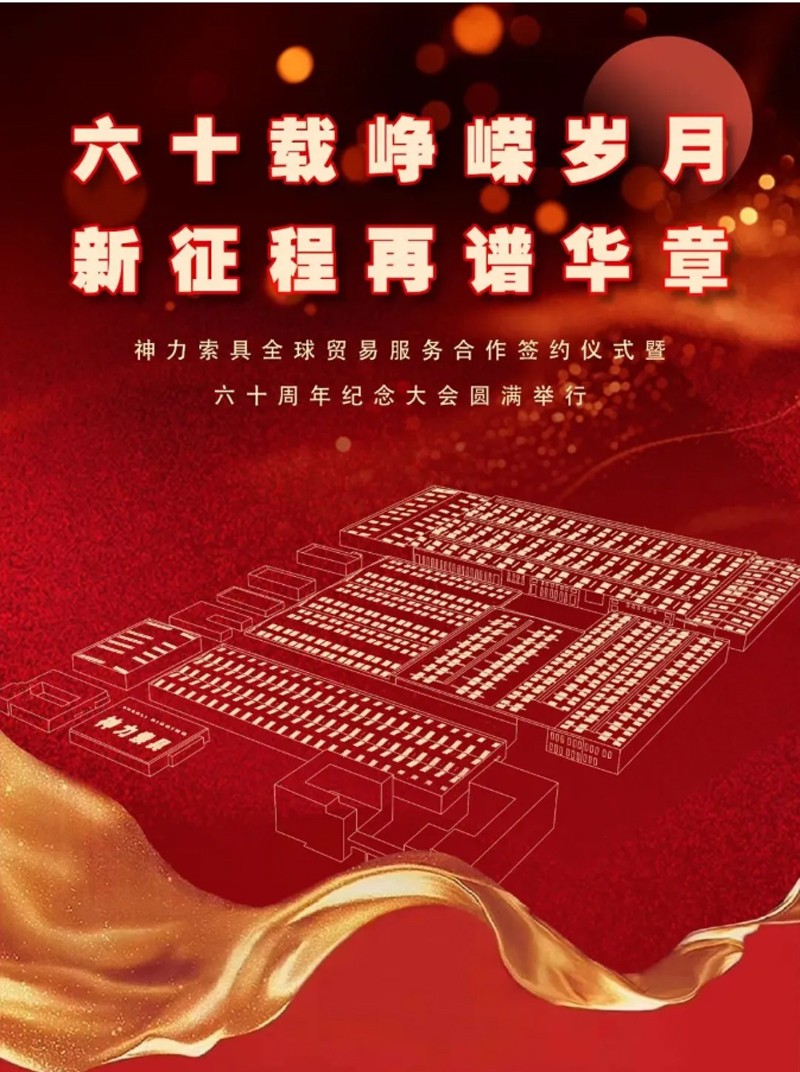 “鏈動全球 貿(mào)通天下” 神力索具全球貿(mào)易合作簽約暨六十周年慶典圓滿舉行